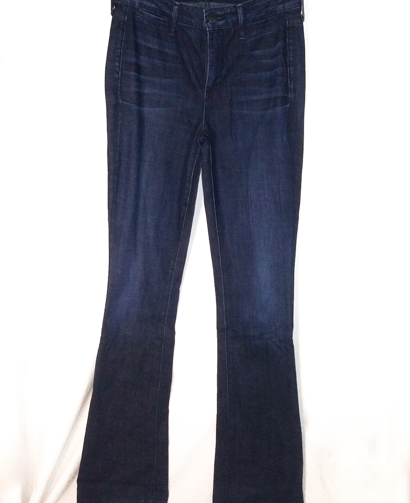 Vince womens taylor high rise boot cut jeans